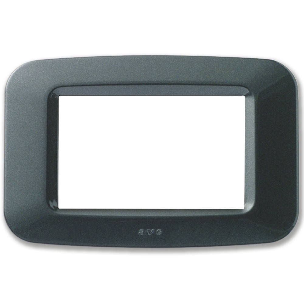 Placca Yes Tecno.Luc.3M Grig.Scur.M AVE 45PY03GSM