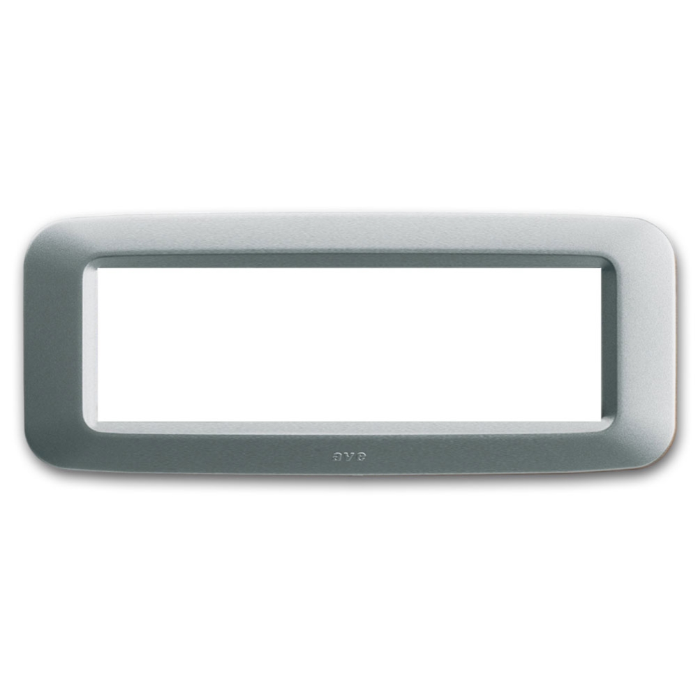 Placca Yes Tecnop.Lucida 6M.Argento AVE 45PY06AO