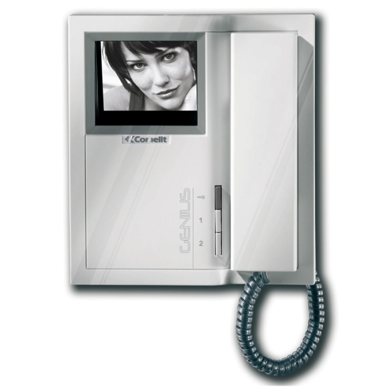 Monitor B/W Con Cornetta E Boucle Magnetic Serie Genius COMELIT 5801BM