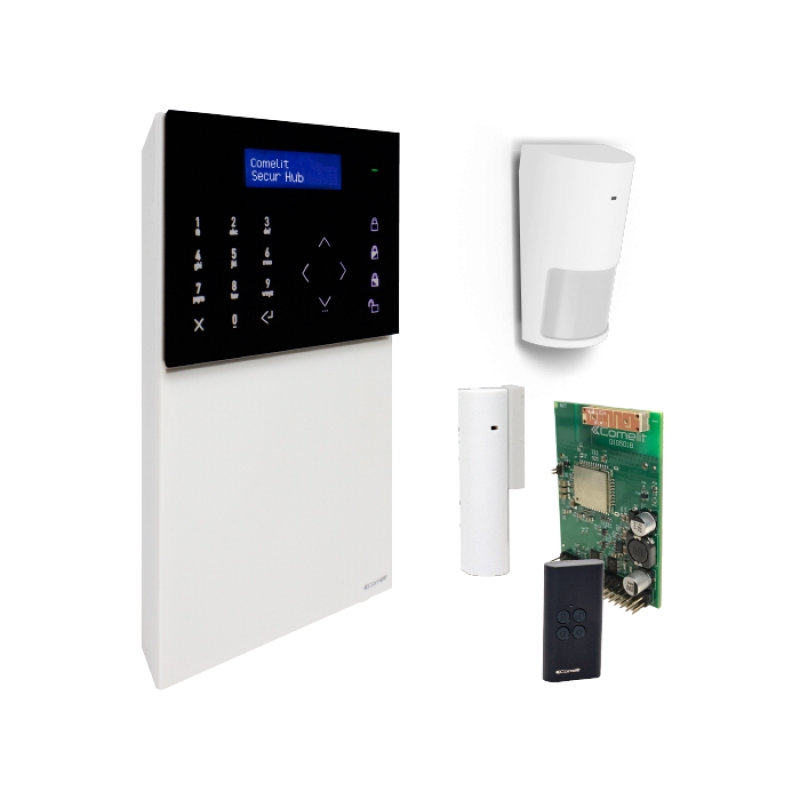 Kit Secur Hub 2G Rf12Pir Rf1Mcw Rf4Key COMELIT KSW3220L