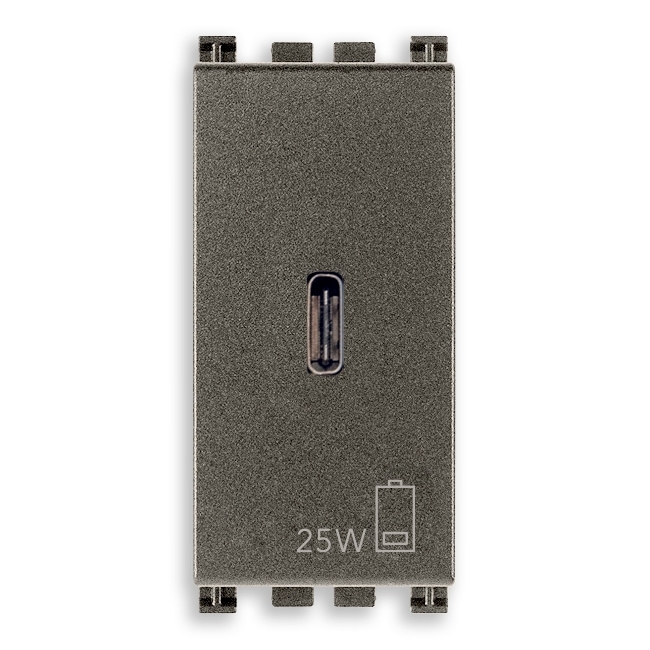 Alimentatore Usb C Pd 25W Metal VIMAR 19292.C.25.M