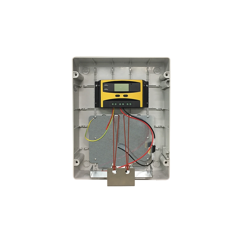 Box Con Scheda E Componenti Per Il Fissaggio Del Pannello Solare KEY AUTOMATION SOLEAU 900SOLEAU