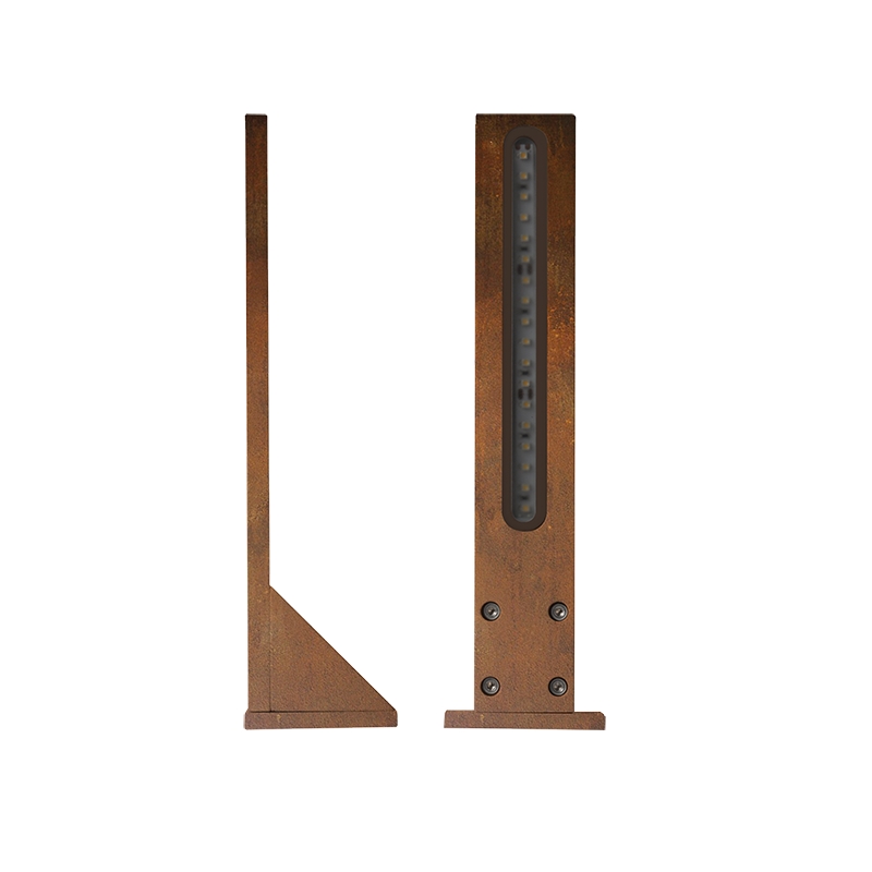Lampada A Led Per Il Giardino Colore Corten H=246 Mm KEY AUTOMATION VERTICAL STIKVC 900STIKVC