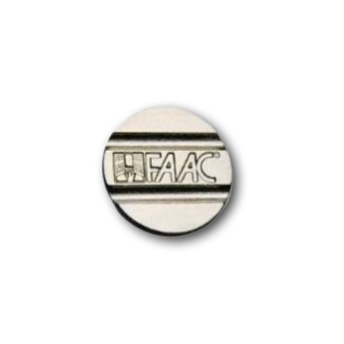 Gettone Personalizzato 22 Mm FAAC 7133011