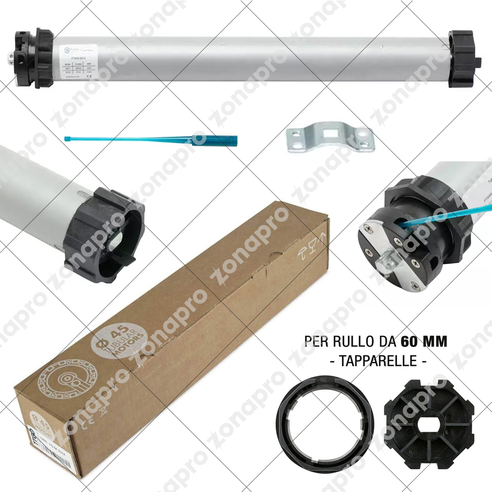Motore Motoriduttore Per Tapparelle Tapparella Avvolgibile Elettrica 50 Kg 20 Nm