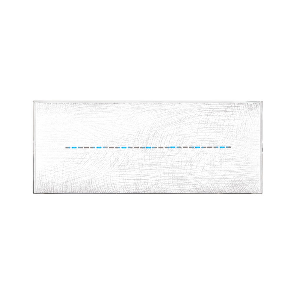 Placca Youngtouch Bianco 3D 7Com AVE 44PJTC7B/3D
