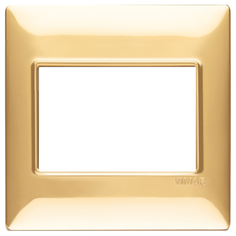 Placca 3M Bs Oro Lucido VIMAR 14648.24