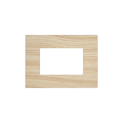 Placca Tecnopolimero Spazzolato T3-Joy 3P Abete MAPAM M5003SL-17 Compatibile Bticino Matix