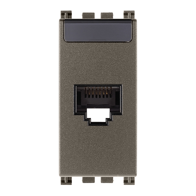 Presa Rj45 Netsafe Cat6 Utp Metal VIMAR 19339.13.M