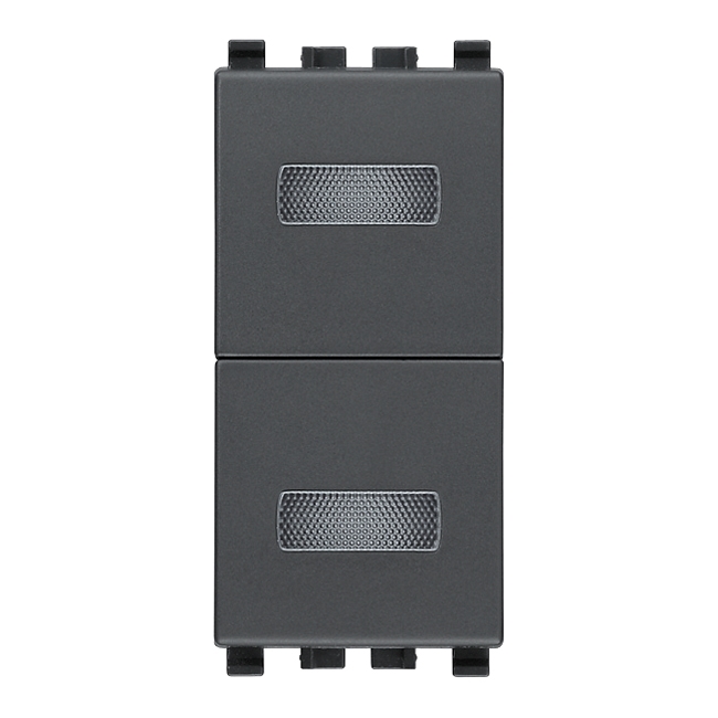 Doppia Spia Neutra Grigio VIMAR 20388