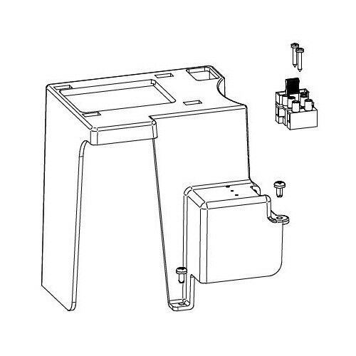 Supporto Centralina SLACE601 Ricambio Originale CARDIN 9995008