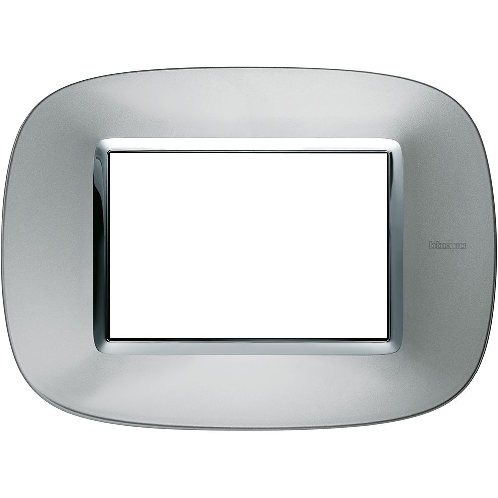 Placca Ellittica Axolute 3 Moduli BTICINO HB4803XC